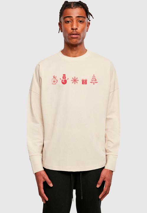 Image du produit Merchcode Christmas Elements T-shirt long - 181763 (M)