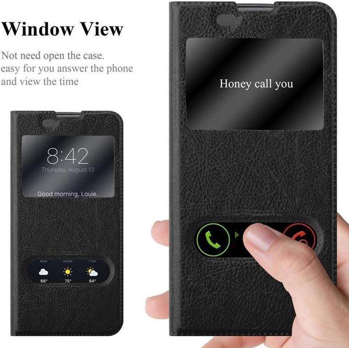 Produktbild Cadorabo Book mit View Doppelfenster Cover (LG K8)