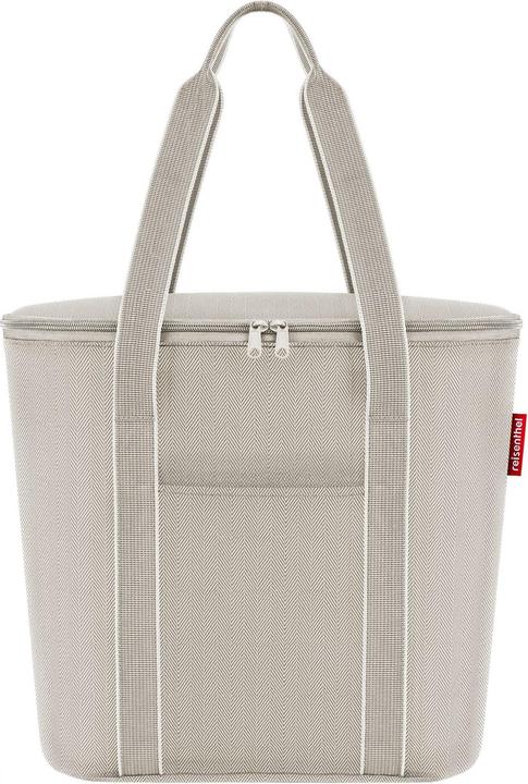 Actual product image reisenthel thermoshopper herringbone sand