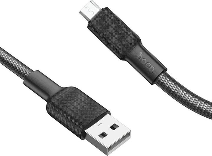Actual product image Partner Telecom USB-A to microUSB X69, 18W, 2A, 1m, black (1 m, USB 3.0)