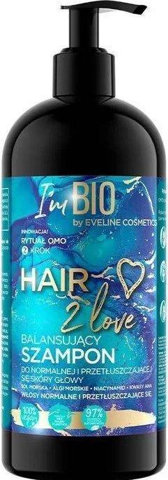 Immagine prodotto Eveline Hair 2 Love Shampoo Riequilibrante per Capelli Normali e Grassi 400ml (400 ml, Shampoo liquido)