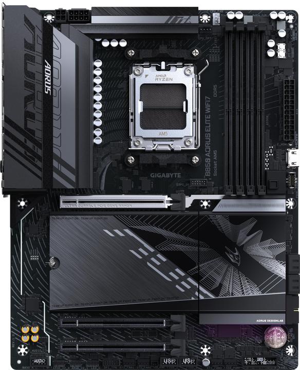 Produktbild Gigabyte B850 AORUS ELITE WIFI7 (AM5, AMD B850, ATX)