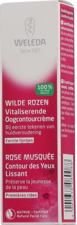 Actual product image Weleda Wild Rose Smoothing Eye Cream (Crème, 10 ml)