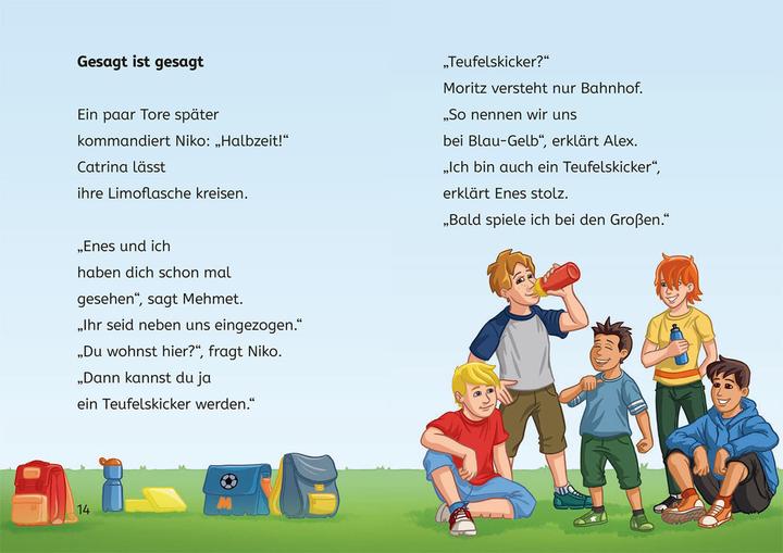 Produktbild Kosmos Teufelskicker, Bücherhelden 1. Klasse, Moritz macht das Spiel (Deutsch, Michael Böhm, Frauke Nahrgang, 2024)