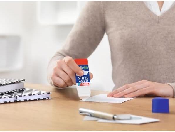 Actual product image tesa 3x ecoLogo glue stick, odourless glue stick for paper / cardboard