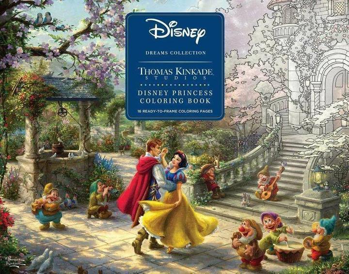 Immagine prodotto Disney Princess Colouring Book (Inglese, Tommaso Kinkade, 2019)