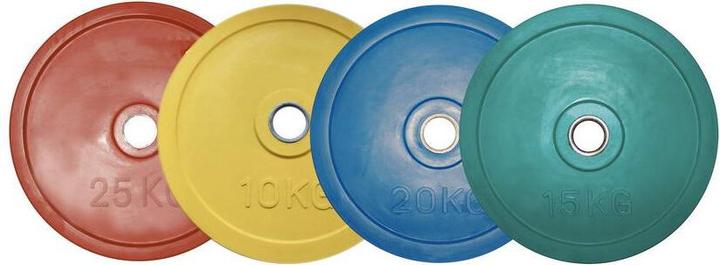 ATX Hantelscheiben Gummi - grün - 50 mm - 50 kg (1 x 50 kg)