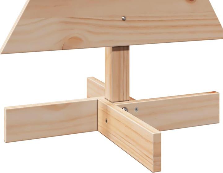 Immagine prodotto VidaXL Albero di Natale in legno Albero di Natale in legno bianco 180cm in legno di pino massiccio (180 cm)