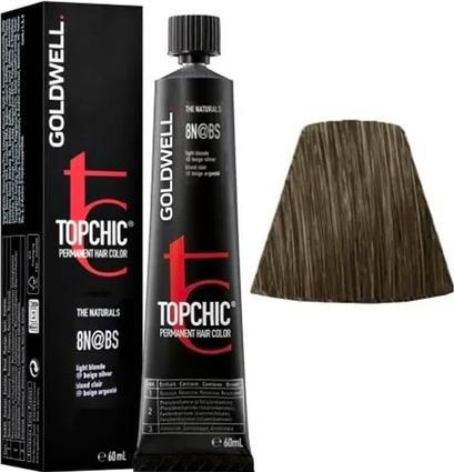 Goldwell 8N@BS Hellblond Beige Silber Topchic The Naturals 60ml (8NBS Light Blonde Beige Silver)