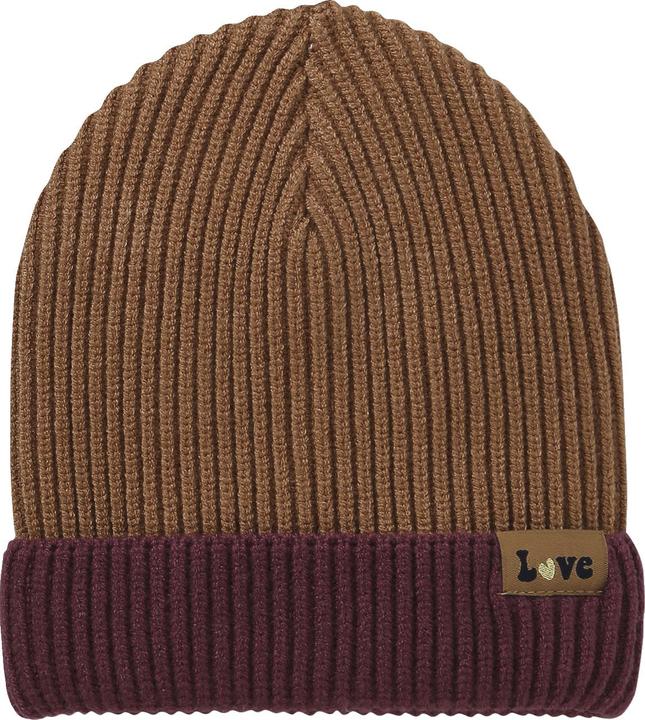 Actual product image Vertbaudet Ribbed girls' cap BASICS