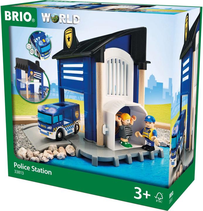 Image du produit Brio Poste de police avec véhicule de secours