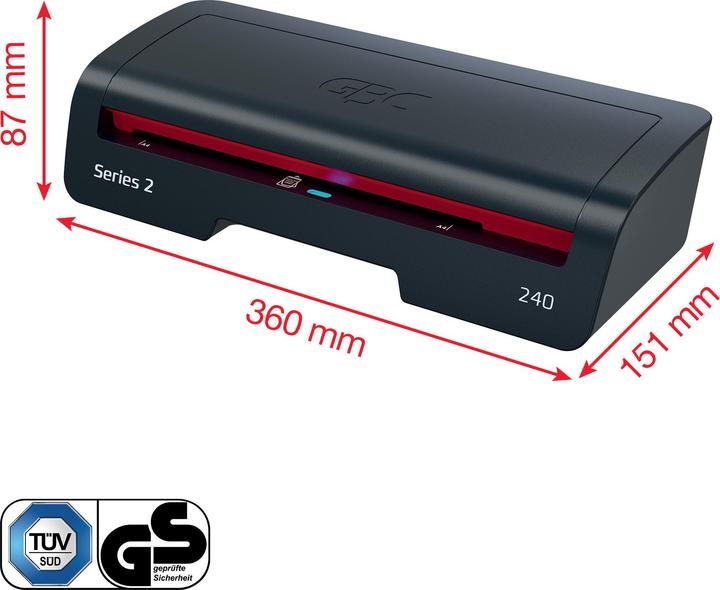 Actual product image GBC Laminator 240 (75 - 125 µm, A4)