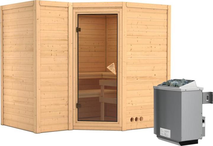 Produktbild Karibu Sahib 2 ohne Dachkranz (9 KW interne Steuerung)