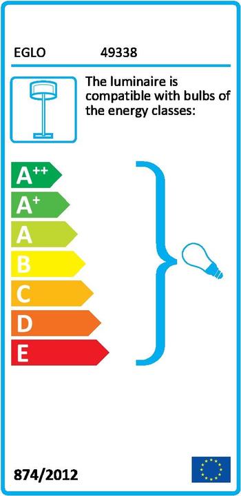 Energy Label EGLO Dundee (E27)