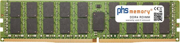 Image du produit PHS-memory 32 Go de mémoire RAM pour Lenovo System x3650 M5 (5462) DDR4 RDIMM 2133MHz (Lenovo System x3650 M5 (5462), 1 x 32GB)
