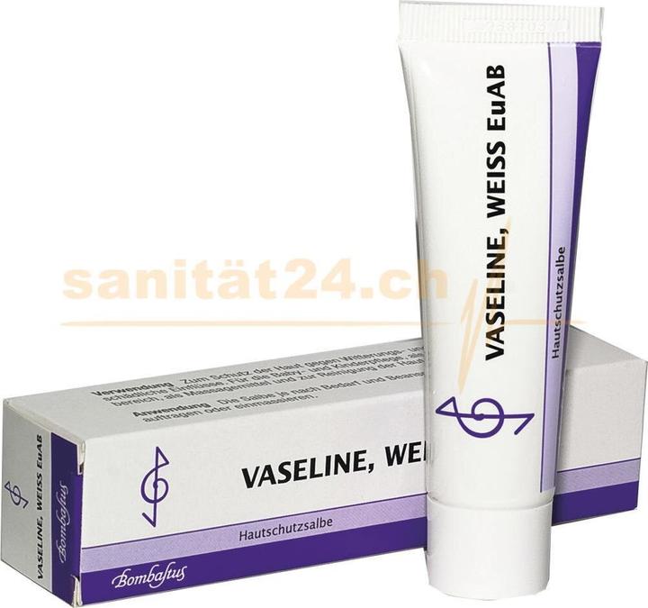 Actual product image Bombastus Vaseline, white Ph.Eur., 30 ml Ointment (Body cream, 30 ml)