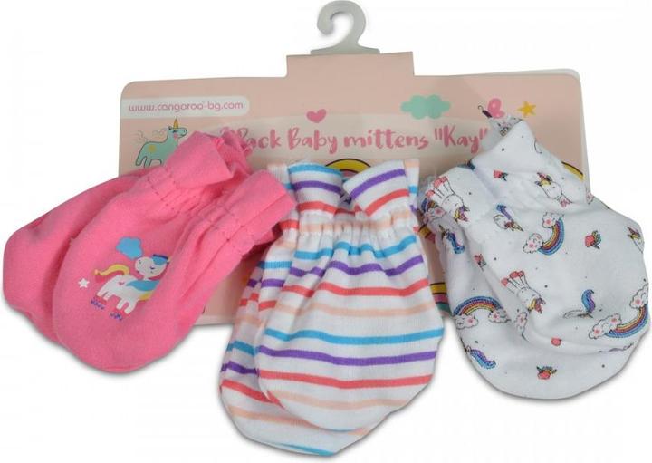 Actual product image Cangaroo Baby Mittens Kay Set of 3 (46)