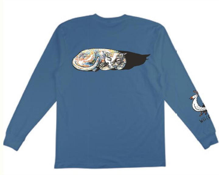 Welcome Sleeping Cat Longsleeve (XL)