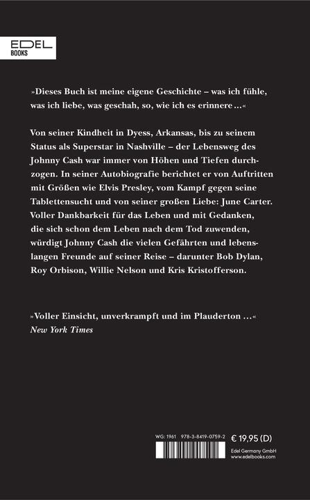 Produktbild Cash - Die Autobiografie (Deutsch, Johnny Cash, 2021)