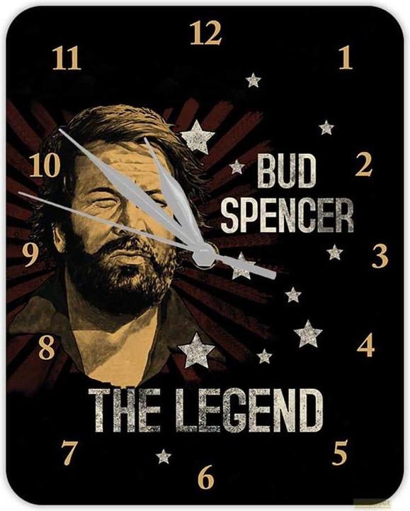 Produktbild Blechwaren Fabrik Braunschweig Bud Spencer Wanduhr The Legend