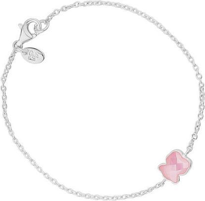 Produktbild Tous Delicate Silver Bracelet With A Pink Teddy Bear