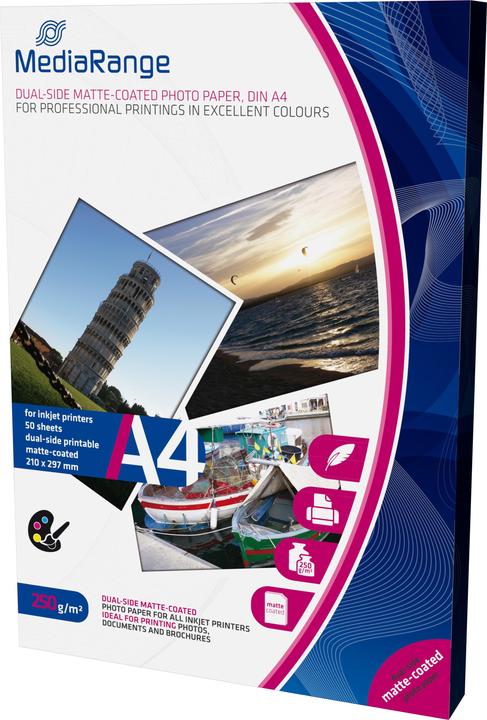 Actual product image MediaRange Photo paper (250 g/m², A4, 50 x)