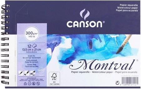 Immagine prodotto Canson AQUARELLBLOCK MONTVAL 13.5x21 12bl (13,5 x 21 cm)