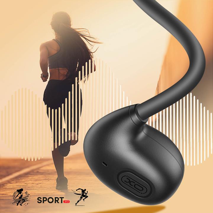 Actual product image xO Bluetooth earphones BS34 with bone conduction black (14 h)