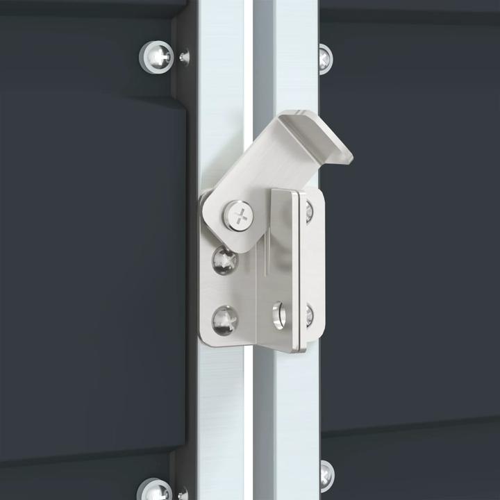 Produktbild VidaXL Mülltonnenbox für 3 Tonnen Anthrazit 216x81x115 cm Stahl