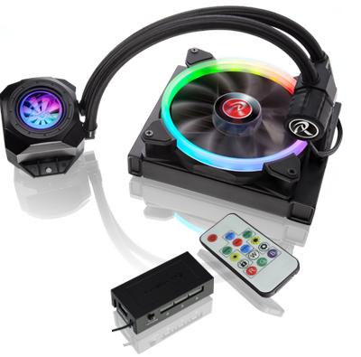 Actual product image Raijintek Orcus RGB Rainbow Complete Water Cooling System