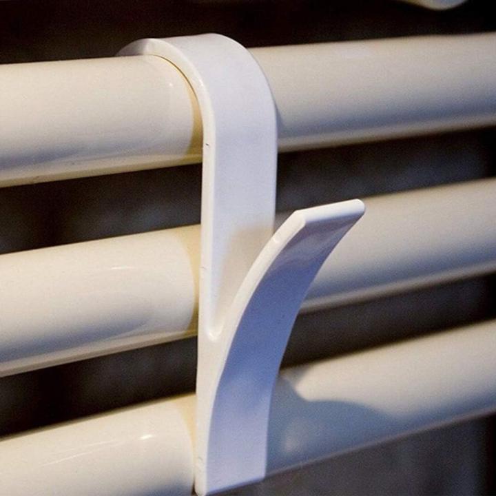 Produktbild König Design Handtuchhaken Badezimmer kein Bohren Kunststoff Handtuchhalter für Heizkörper