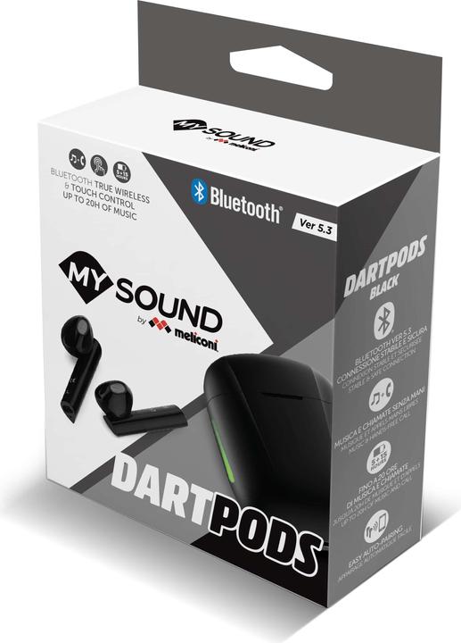Immagine prodotto Meliconi 497413 cuffia e auricolare True Wireless Stereo (TWS) In-ear Musica e Chiamate Bluetooth Ne (5 h, Senza fili)