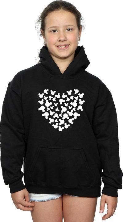 Image du produit Disney - Sweat à capuche MICKEY MOUSE HEART SILHOUETTE - Fille (128)