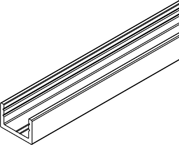 Actual product image HAWA Profile au sol/latéral pour verre fixe