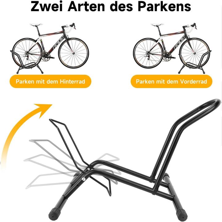 Image du produit Cbx Freistehender Boden Fahrradständer, Fahrradhalter für Vorderrad oder Hinterrad