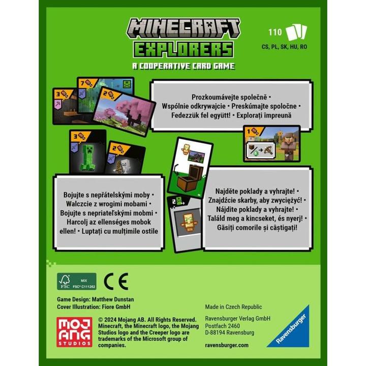 Image du produit Ravensburger Jeu de cartes Minecraft Explorers