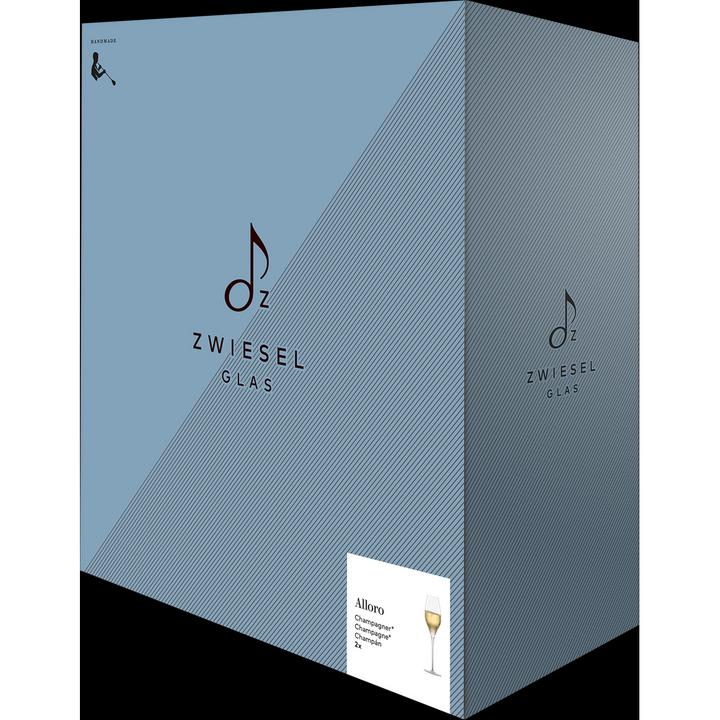Actual product image Zwiesel Champagne Alloro 77 With mousse point (Kt2) (36.60 cl, 2 Glasses, Champagne glasses)