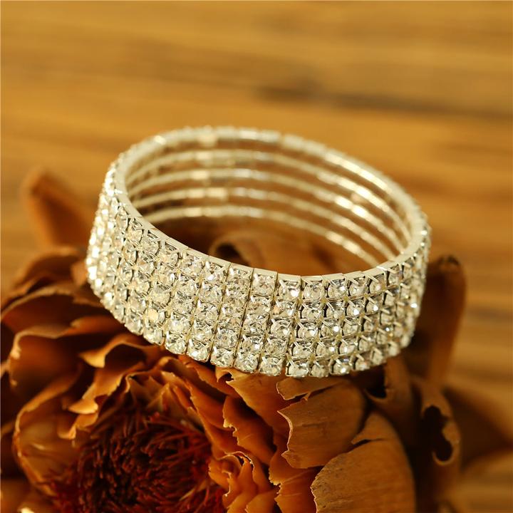 Image du produit Andreani Bracelet avec amazonite véritable (80 cm, Pierres, Nude, Verre, Marron, Métal)