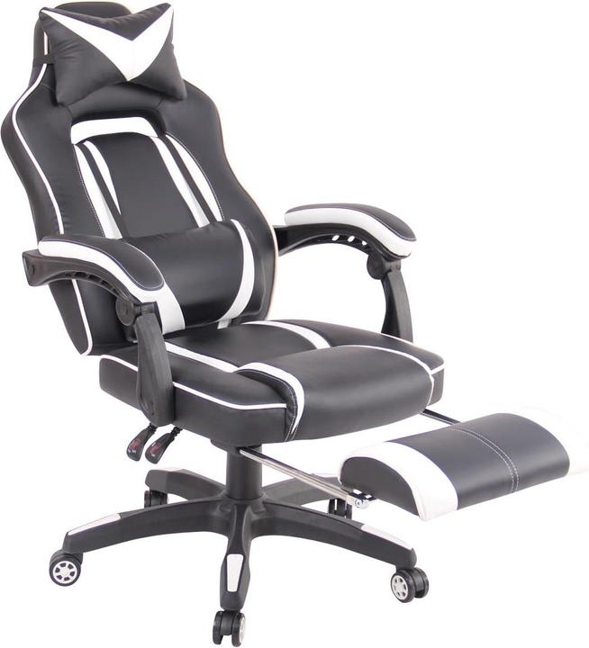 Image du produit CLP Chaise de bureau Heat, noir/blanc
