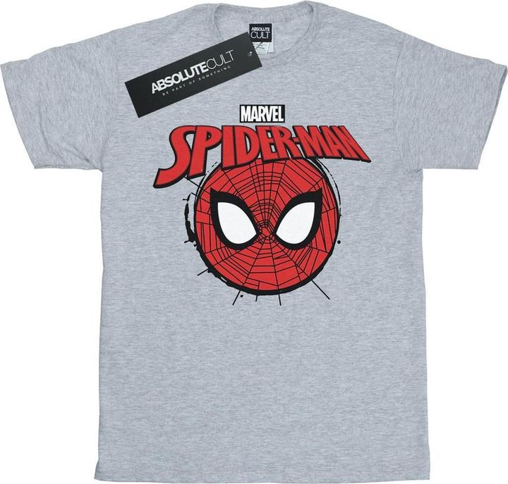 Produktbild SpiderMan Logo Head TShirt (S)