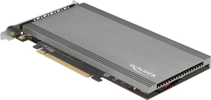 Immagine prodotto Delock Scheda PCI Express x16 a 4 x NVMe M.2 Key M interni con dissipatore di calore e ventola