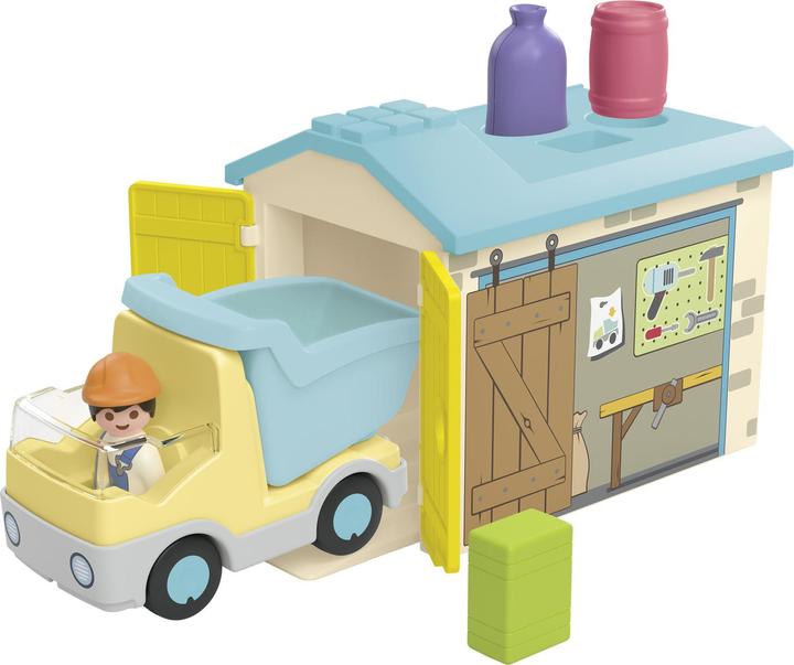 Immagine prodotto Playmobil Camion con garage di smistamento (71686, Playmobil Junior)