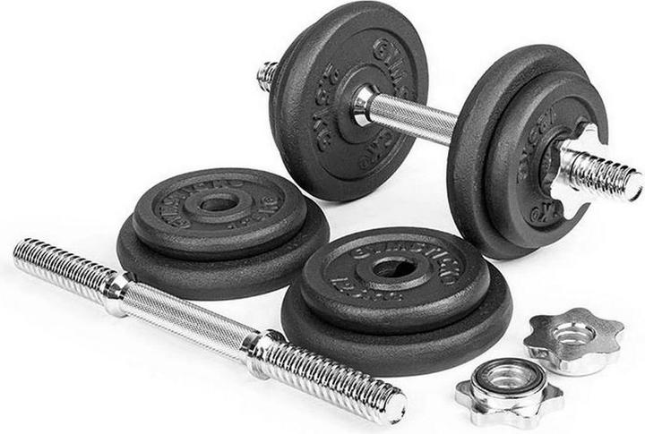 Produktbild Gymstick Adjustable Dumbbell Set (4 x 1.25 kg, 4 x 2.5 kg)
