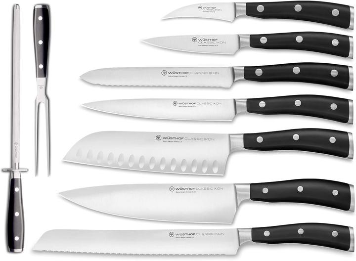 Actual product image Wüsthof Classic Ikon Knife Block with Parts Ash