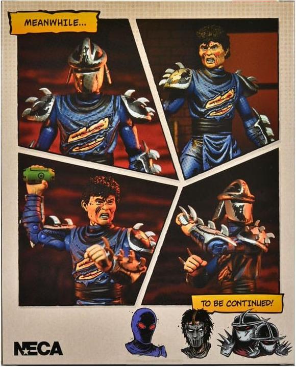 Actual product image Neca Teenage Mutant Ninja Turtles (Mirage Comics) Action Figure Battle Damaged Shredder 18 cm