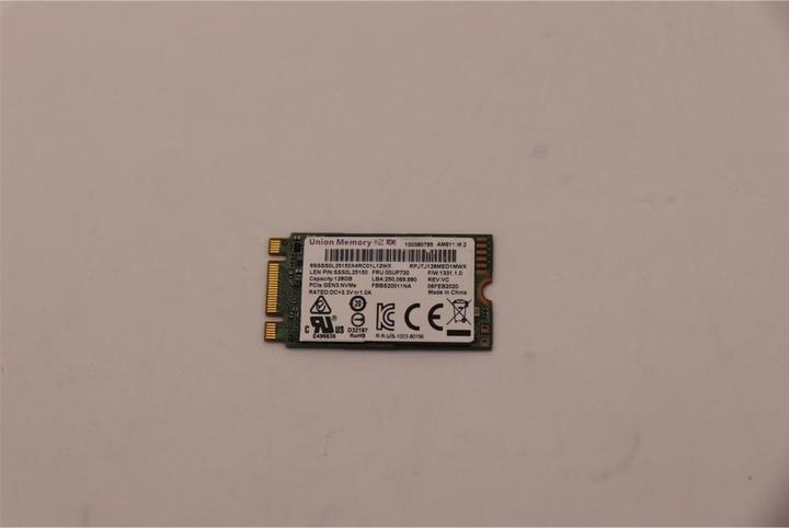 Produktbild Lenovo PCIe NVMe SSD 128GB M.2 2242 (128 GB, M.2 2242)