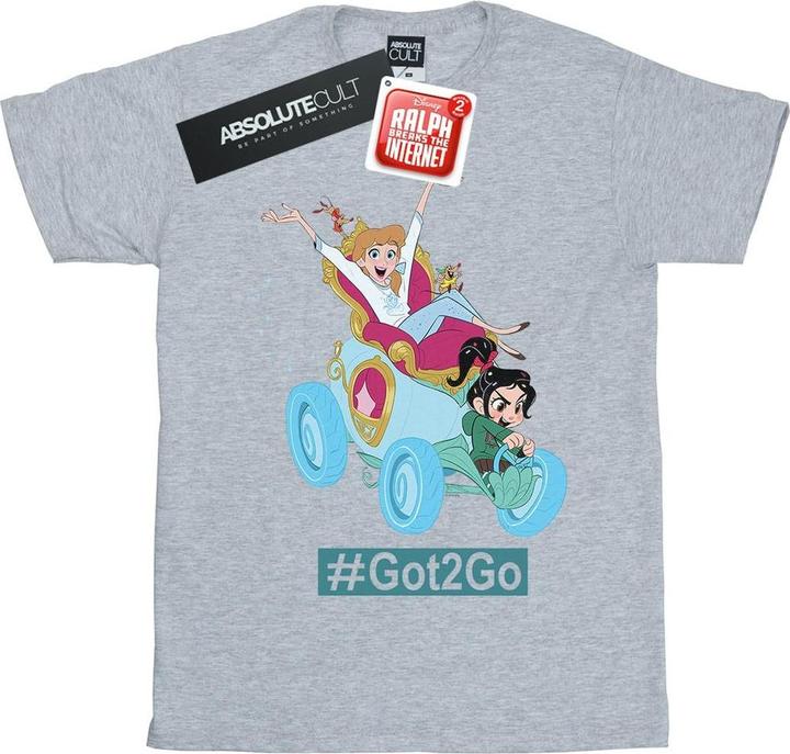 Immagine prodotto Disney Wreck It Ralph Cinderella And Vanellope Maglietta Ampia Donna (L)