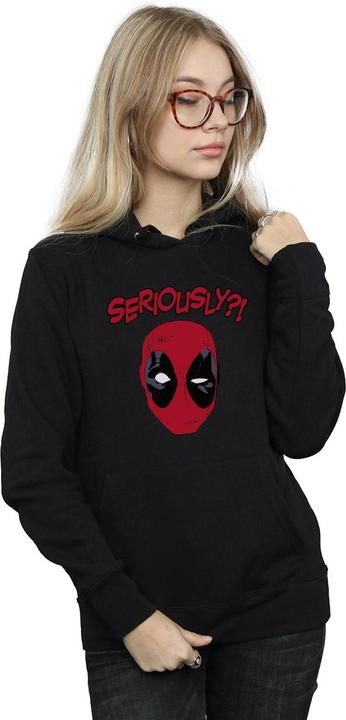 Actual product image Womens/Ladies Deadpool Seriously Hoodie (S)