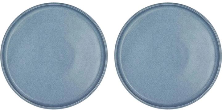 Image du produit Villa Collection Assiette plate Fjord Ø 20.5 cm, 2 pièces, Bleu (2 x, 20.50 cm)