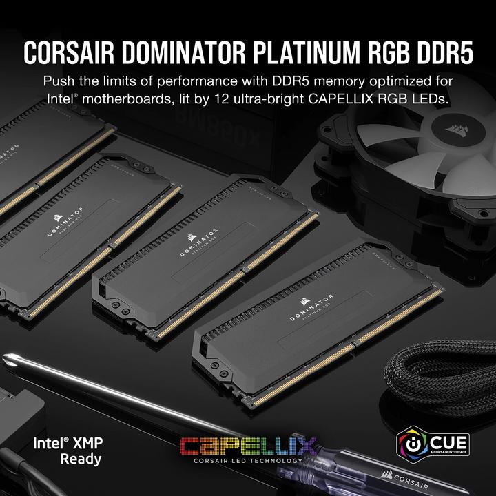 Actual product image Corsair Dominator (2 x 32GB, 6800 MHz, DDR5 RAM, DIMM)